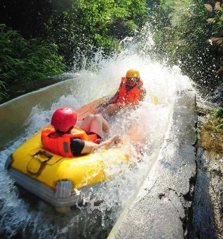 【漂流套票】抢购49.9元畅爽清远龙腾峡空中玻璃漂+天然河道峡谷全程漂流